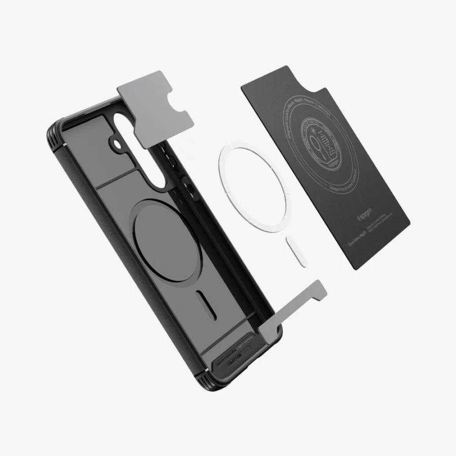 Etui Spigen Core Armor Mag MagSafe na Samsung Galaxy S25 FE - czarne matowe