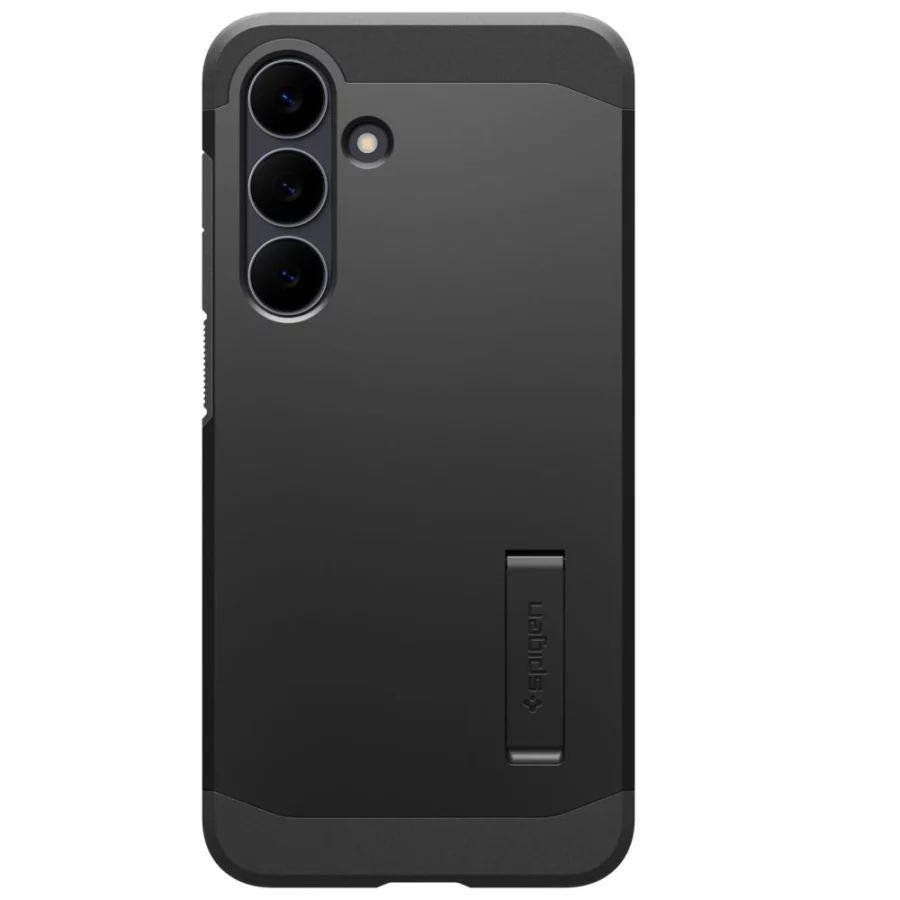 Etui Spigen Tough Armor Mag MagSafe na Samsung Galaxy S25 FE - czarno-żółte
