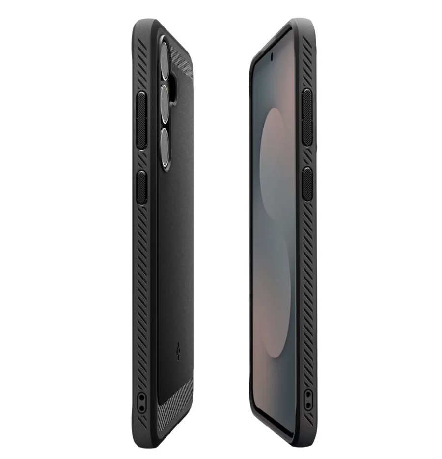 Etui Spigen Rugged Armor na Samsung Galaxy S25  FE - czarny mat