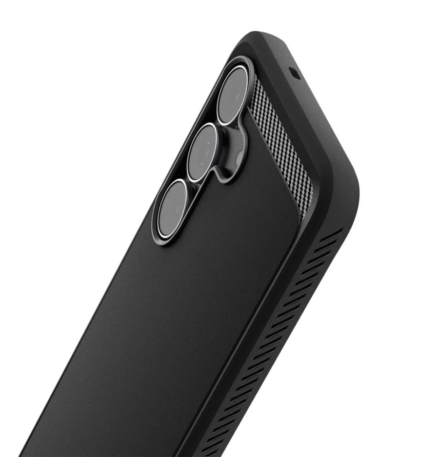 Etui Spigen Rugged Armor na Samsung Galaxy S25  FE - czarny mat