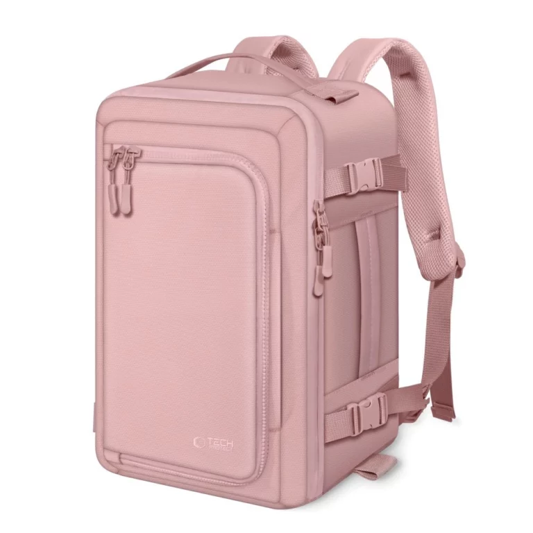 Plecak Tech-Protect Defender S50 do Ryanair & Wizzar, na laptopa 20L - różowy