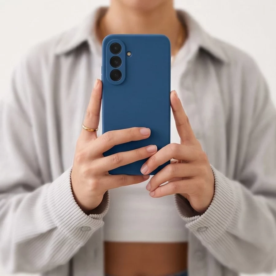 Etui Tech-Protect Icon na Samsung Galaxy A17 4G / 5G - niebieskie