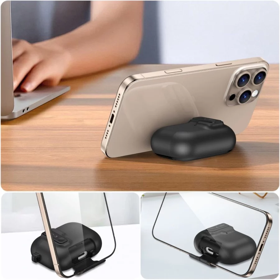 Etui Tech-Protect Slim Hook na AirPods Pro 3 - czarne