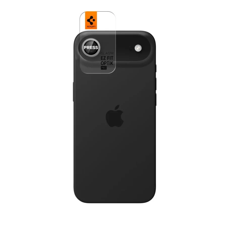 Osłona aparatu Spigen Optik Pro GLAS.TR ”EZ FIT” 2-pack na iPhone Air - srebrna