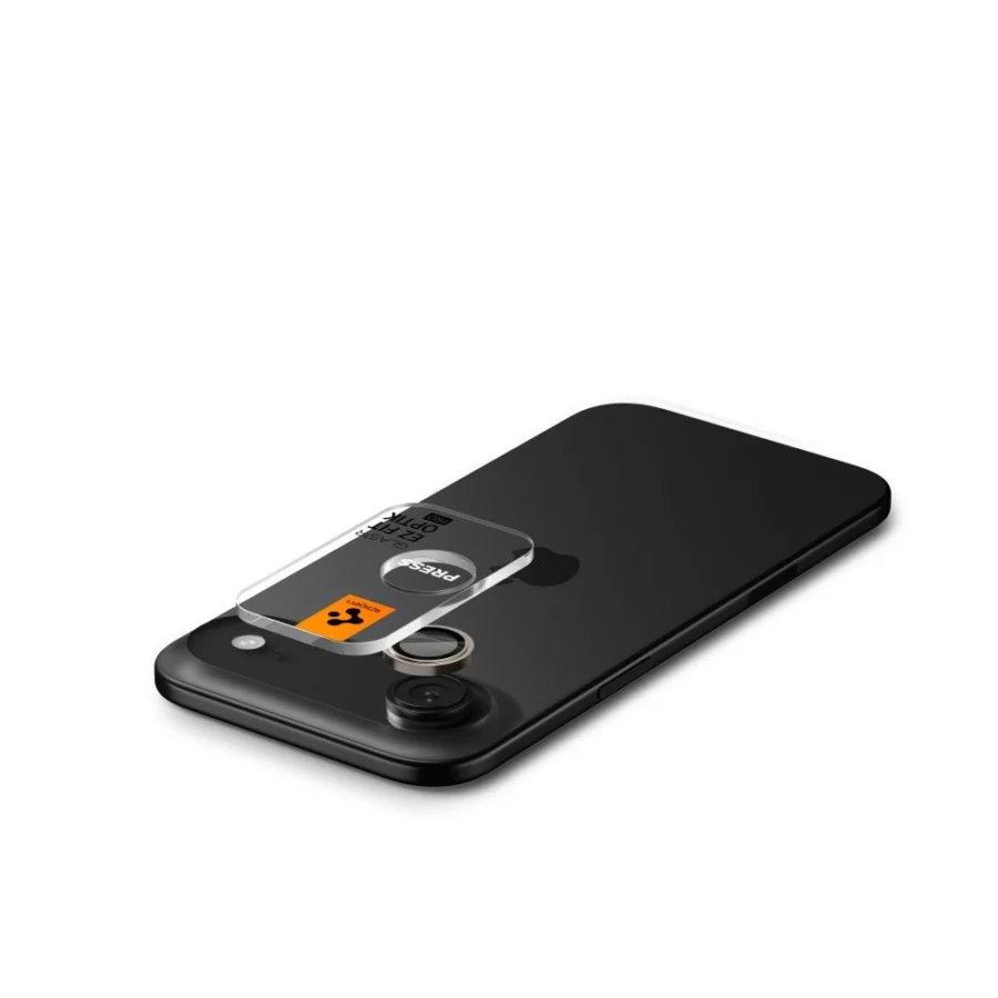 Osłona aparatu Spigen Optik Pro GLAS.TR ”EZ FIT” 2-pack na iPhone Air - złota