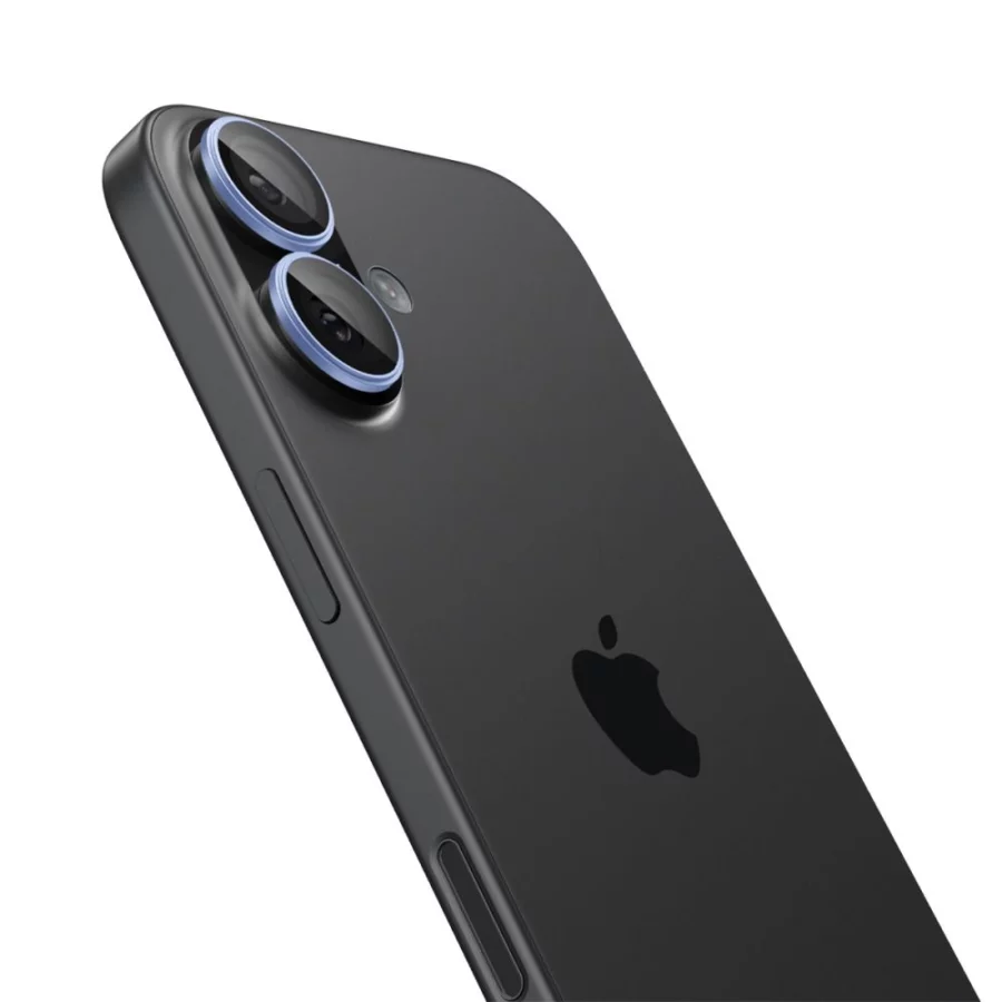 Osłona aparatu Spigen Optik Pro GLAS.TR ”EZ FIT” 2-pack na iPhone 16 / 16 Plus / 17 - niebieska