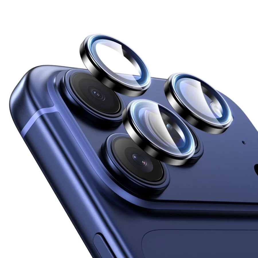 Osłona aparatu Tech-Protect Camring Fit+ na iPhone 14 Pro / Max / 15 Pro / Max / 16 Pro / Max / 17 Pro / Max - srebrna
