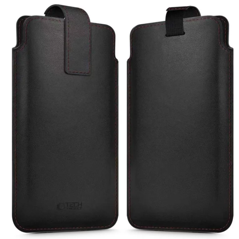 Etui Tech-Protect SM65 dla smartfonów 6.0-6.9" - czarno-czerwone