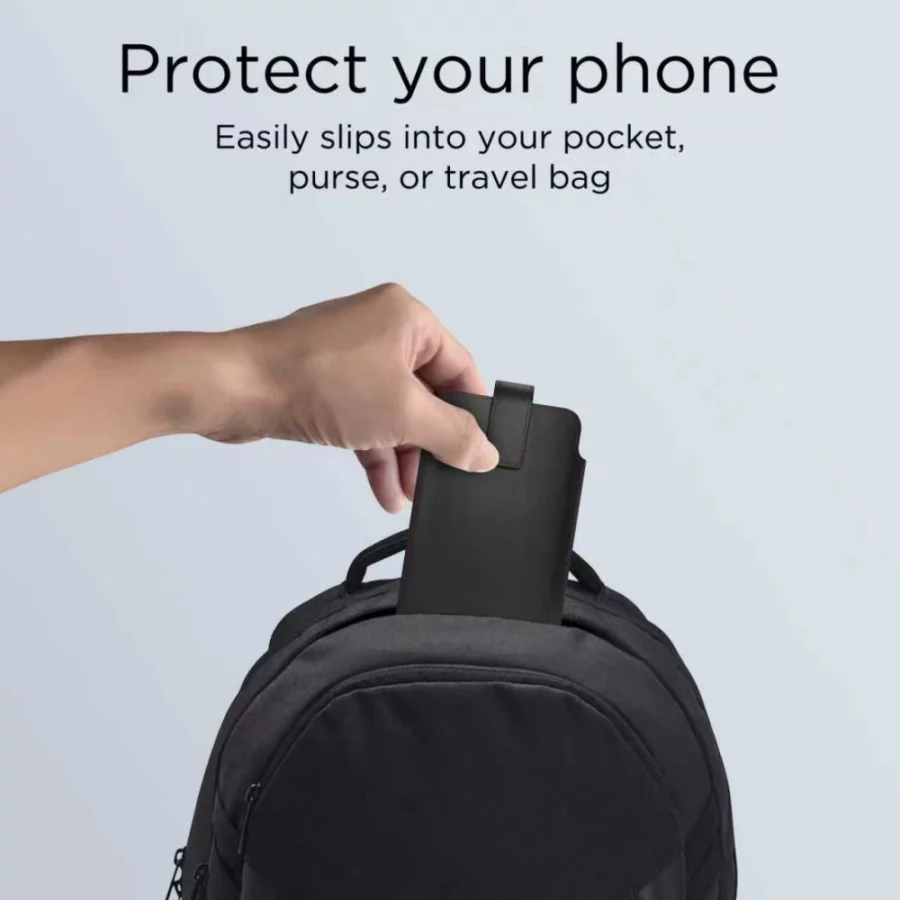 Etui Tech-Protect SM65 dla smartfonów 6.0-6.9" - czarno-czerwone