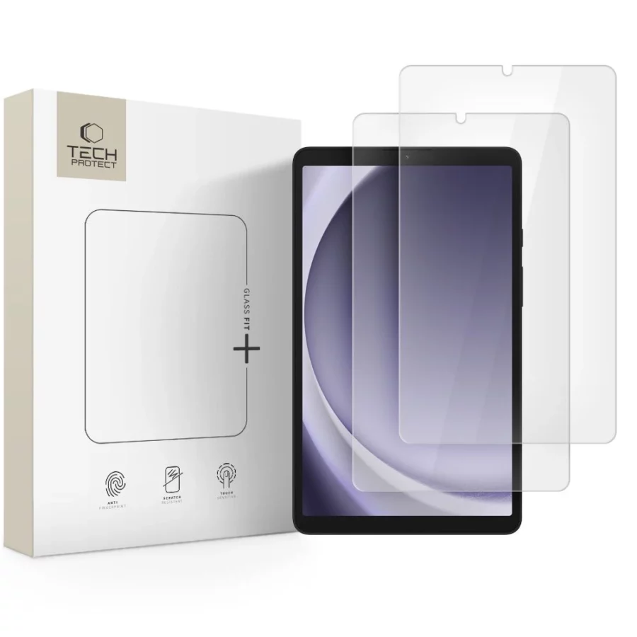 Szkło Tech-Protect Glass Fit+ 2-Pack na Samsung Galaxy Tab A9 / A11 8.7 X110 / X115 / X133 / X135