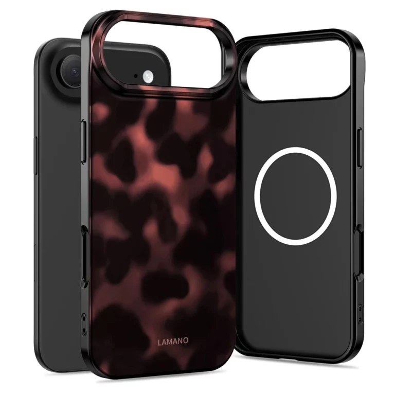 Etui Tech-Protect Lamano MagSafe na iPhone Air - czarno-czerwone