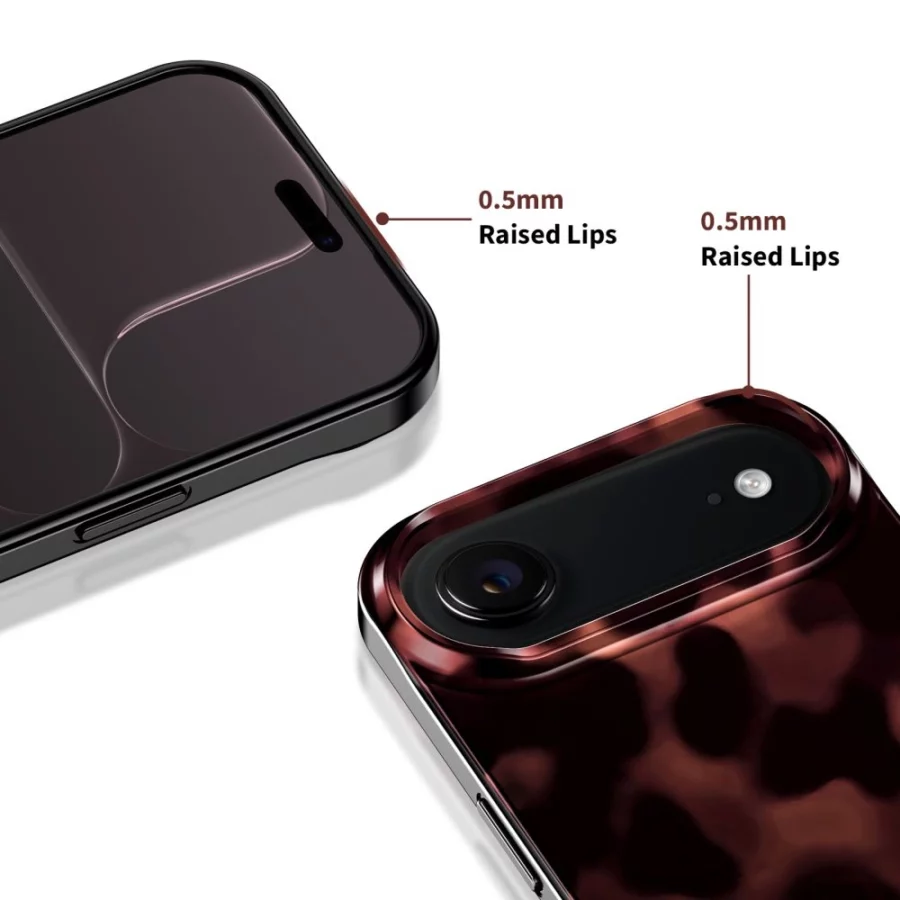 Etui Tech-Protect Lamano MagSafe na iPhone Air - czarno-czerwone