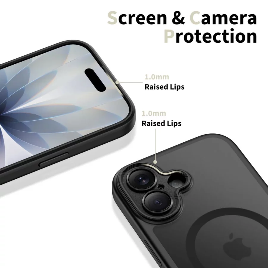 Etui Tech-Protect Magpeak Magsafe CC na iPhone 17 - czarny mat