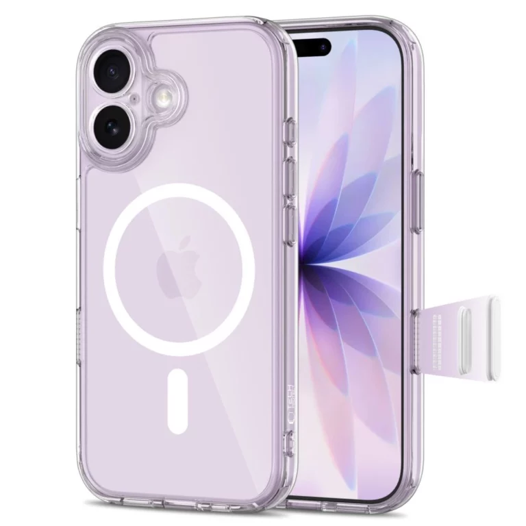 Etui Tech-Protect Magpeak Magsafe CC na iPhone 17 - przezroczyste