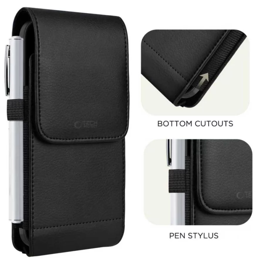 Etui Tech-Protect SM75 dla smartfonów 5.8-6.8" - czarne