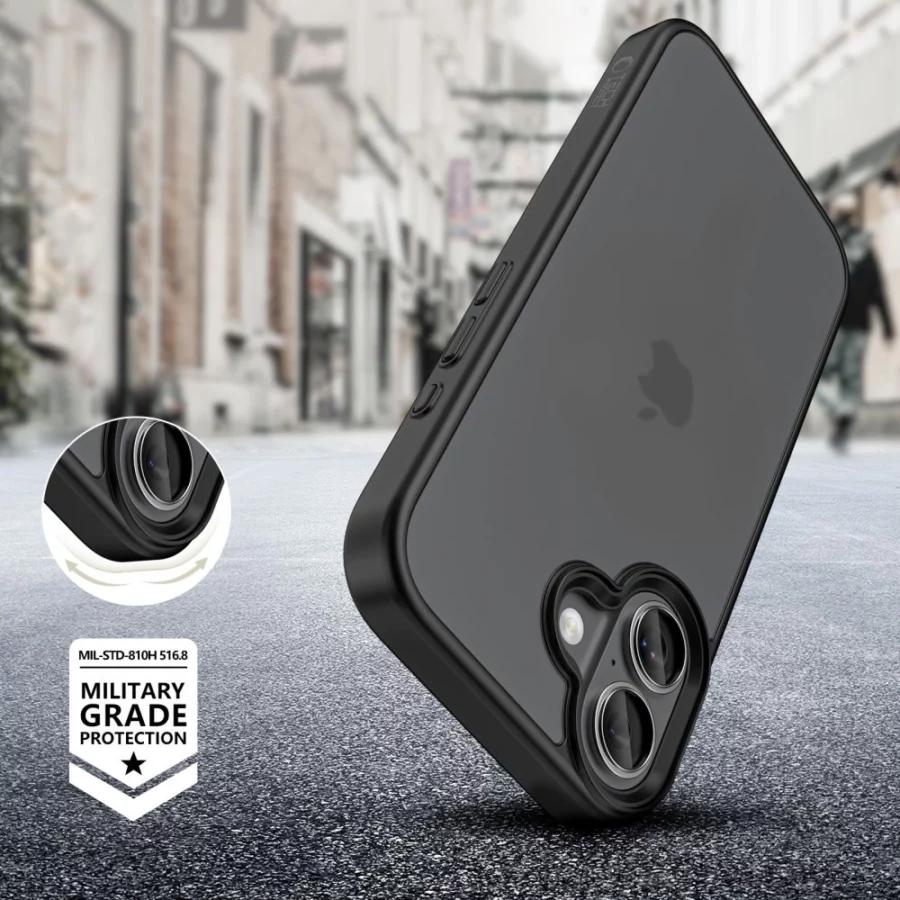 Etui Tech-Protect MagMat na iPhone 17 - czarny mat