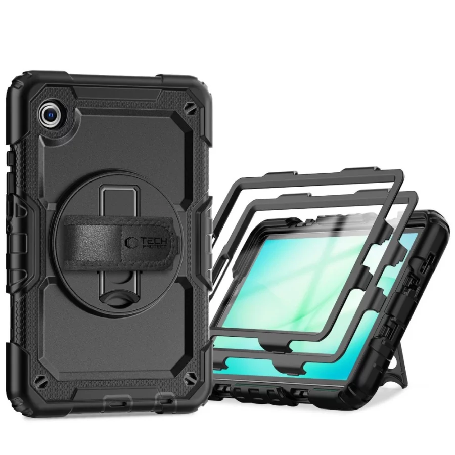 Etui Tech-Protect Solid na Samsung Galaxy Tab A9 / A11 8.7 X110 / X115 / X133 / X135 - czarne