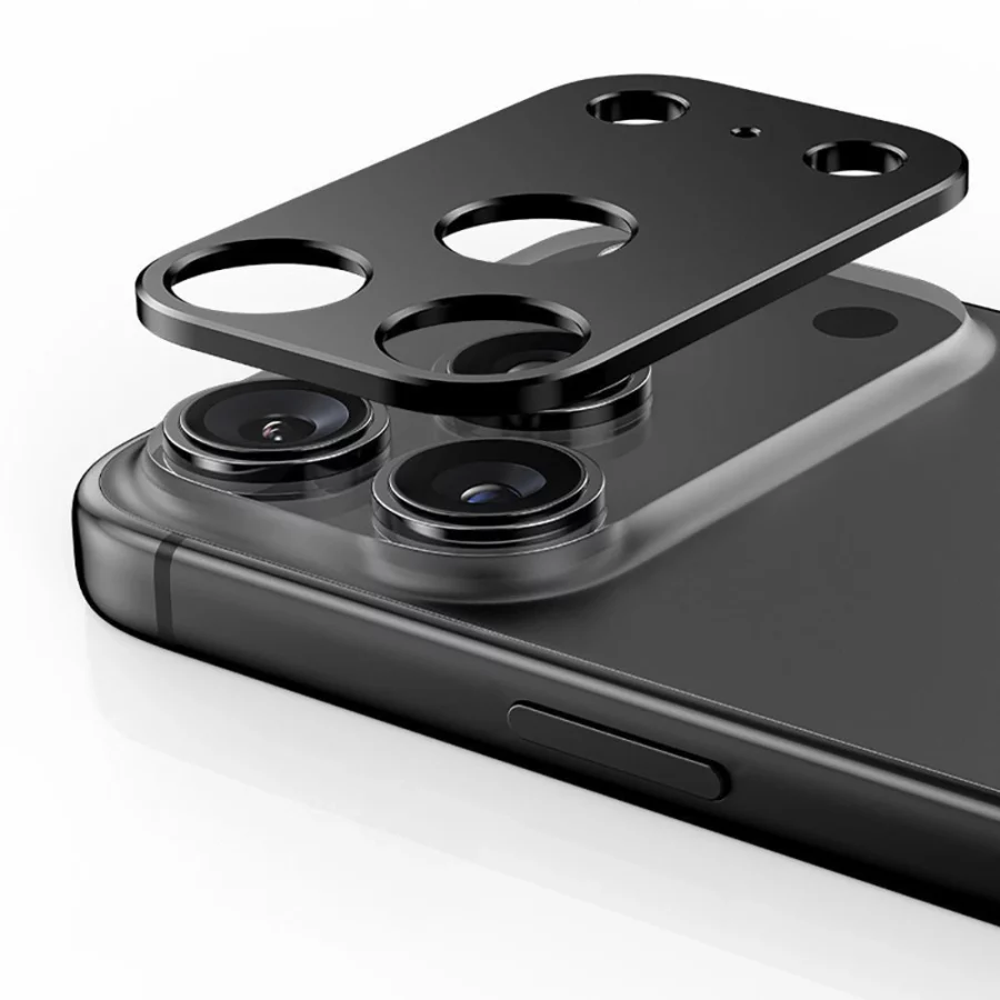 Osłona aparatu Tech-Protect Camalloy Fit+ na iPhone 17 Pro Max - granatowe