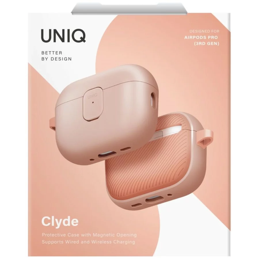 Etui UNIQ Clyde na AirPods Pro 3 gen - różowe