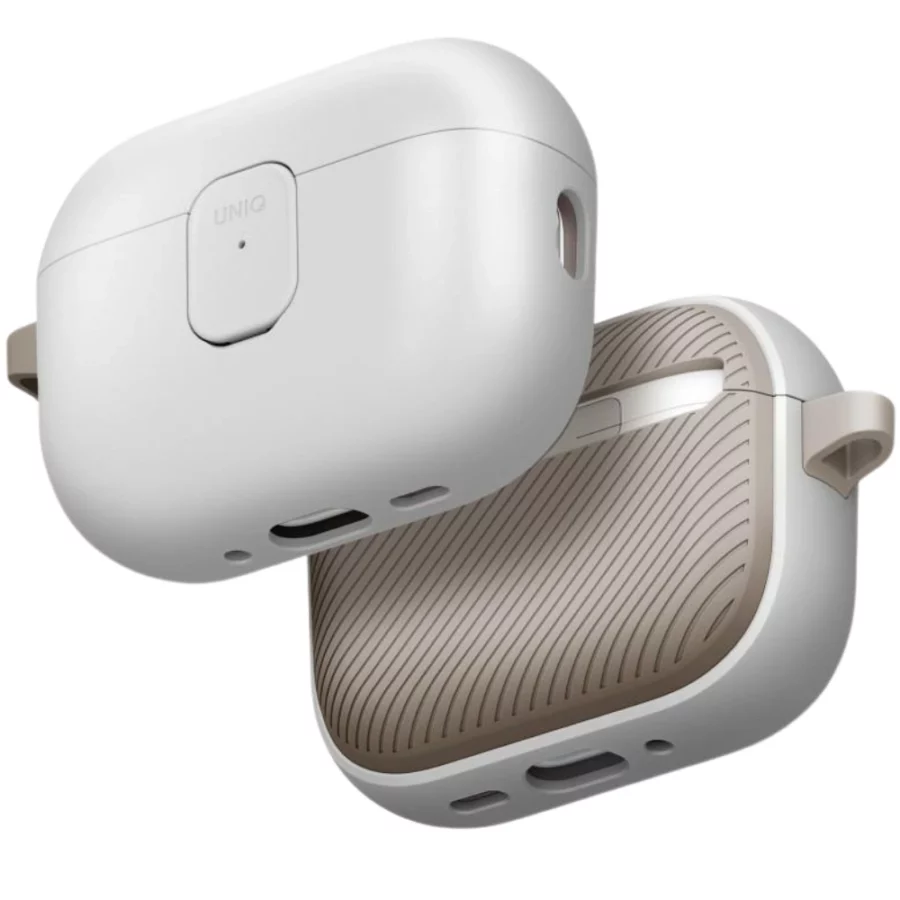 Etui UNIQ Clyde na AirPods Pro 3 gen - szaro-beżowy