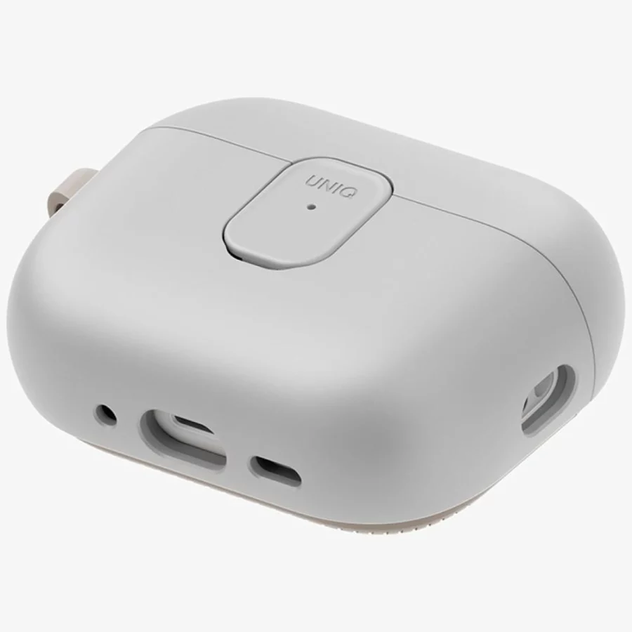 Etui UNIQ Clyde na AirPods Pro 3 gen - szaro-beżowy