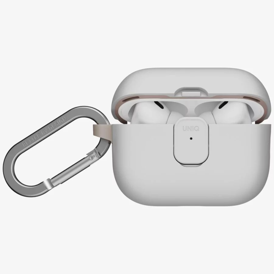 Etui UNIQ Clyde na AirPods Pro 3 gen - szaro-beżowy