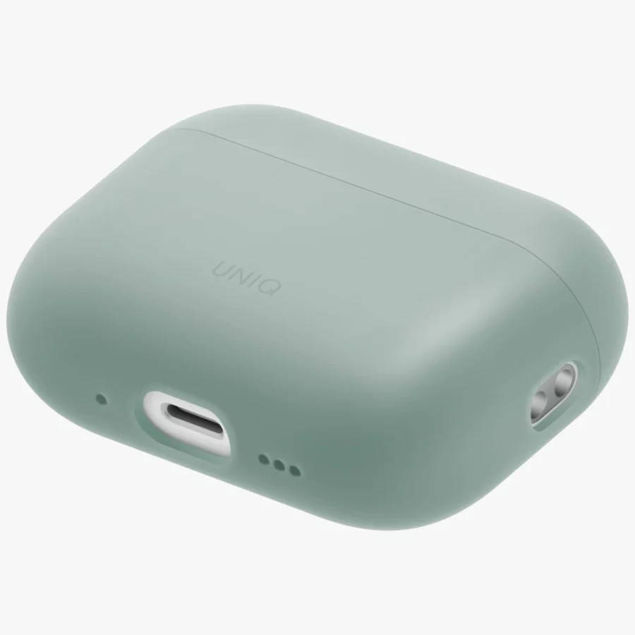 Etui UNIQ Lino Silicone na AirPods Pro 3 - zielone