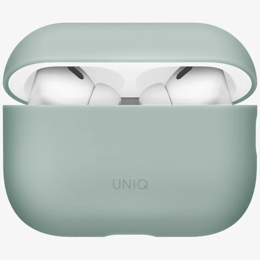 Etui UNIQ Lino Silicone na AirPods Pro 3 - zielone