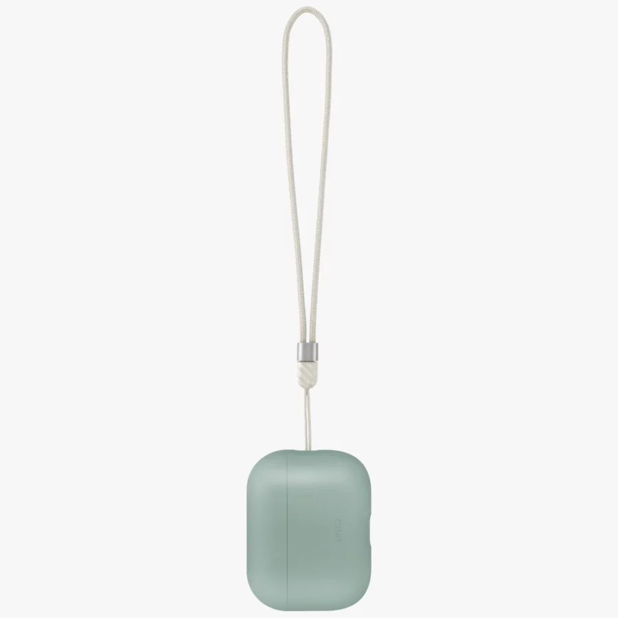 Etui UNIQ Lino Silicone na AirPods Pro 3 - zielone