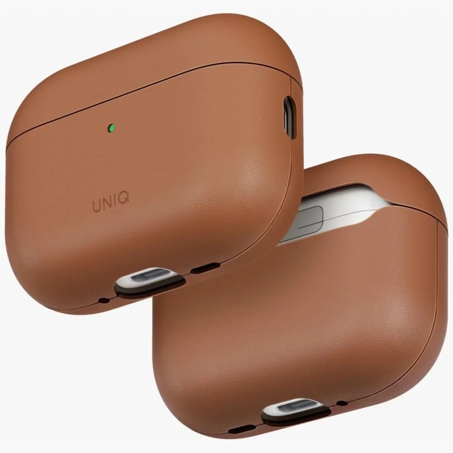Etui UNIQ Lyden Vex na AirPods Pro 3 - brązowe