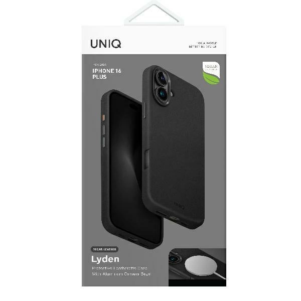 Etui UNIQ Lyden Magclick Charging na iPhone 16 Plus - czarne