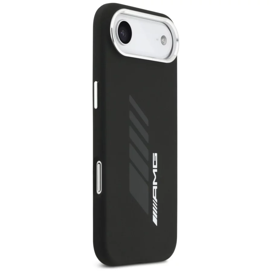 Etui AMG Silicone Oversize Rhombs MagSafe na iPhone Air - czarne