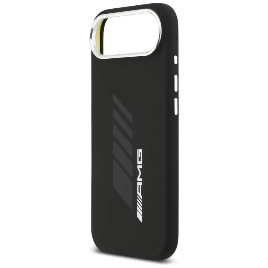 Etui AMG Silicone Oversize Rhombs MagSafe na iPhone Air - czarne