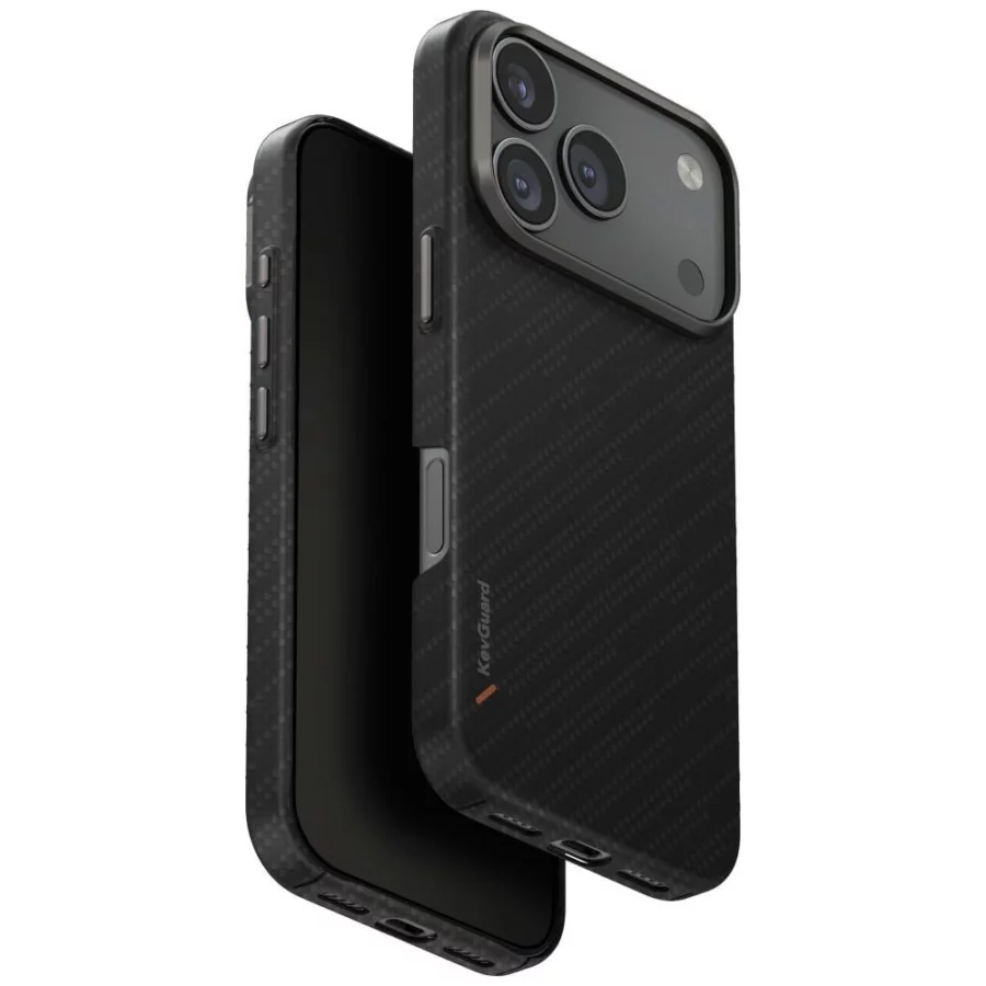 Etui UNIQ Keva EDGE Magclick Charging na iPhone 17 Pro - czarne