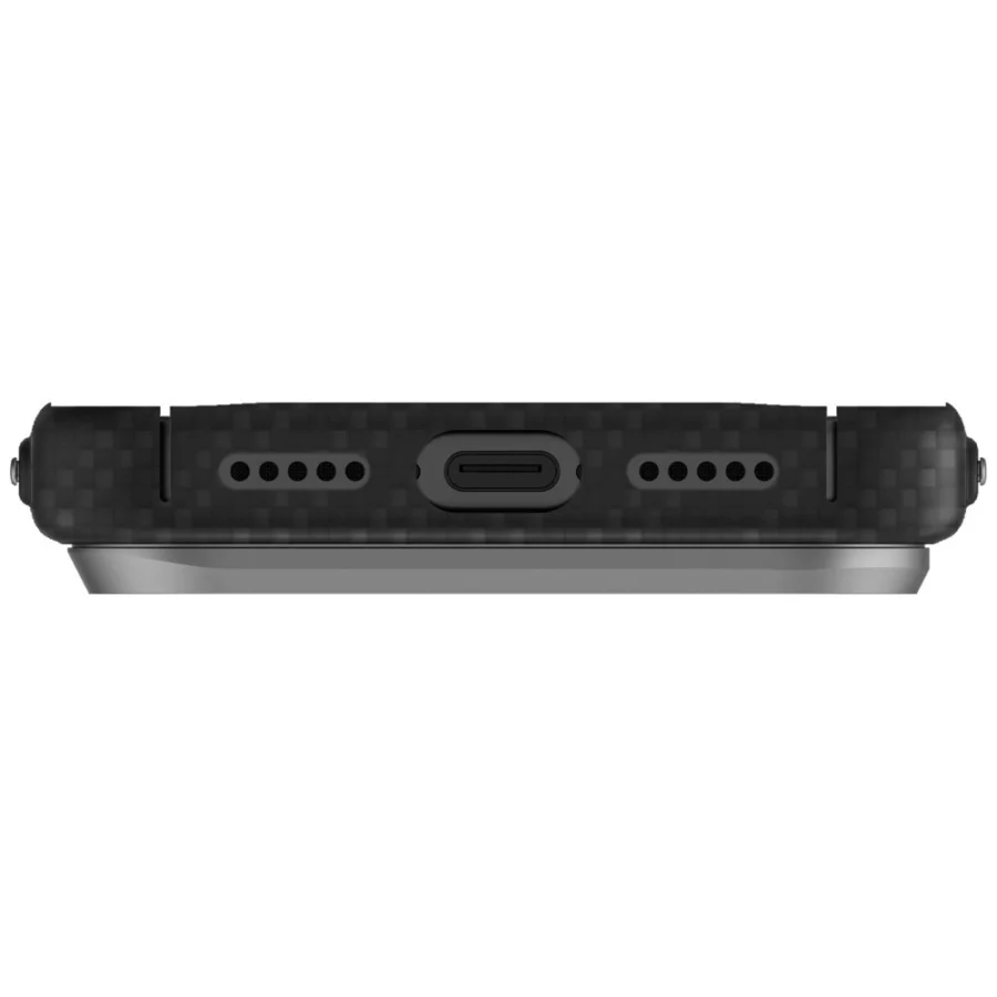 Etui UNIQ Keva EDGE Magclick Charging na iPhone 17 Pro - czarne