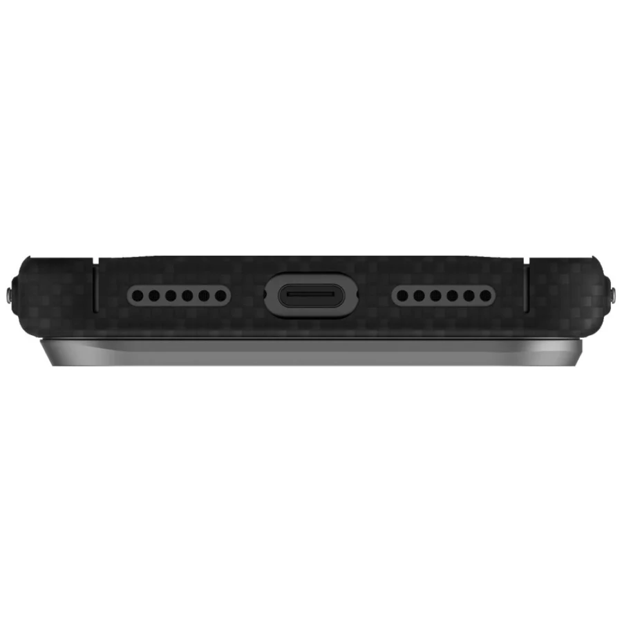 Etui UNIQ Keva EDGE Magclick Charging na iPhone 17 Pro Max - czarne