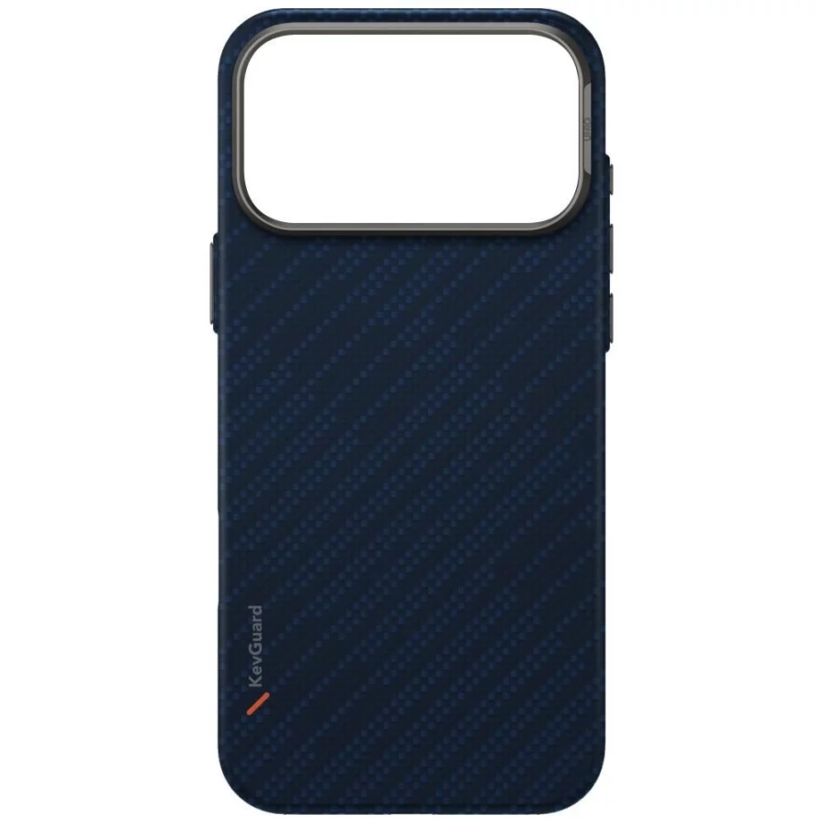 Etui UNIQ Keva EDGE Magclick Charging na iPhone 17 Pro Max - niebieskie