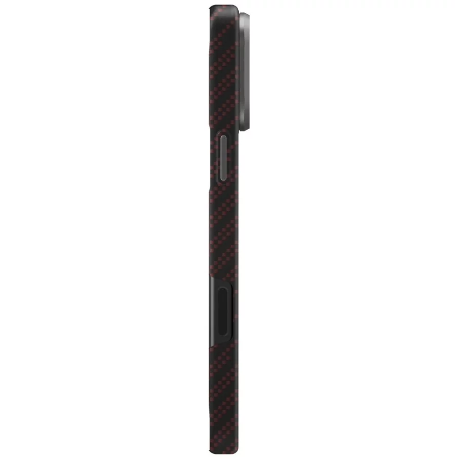 Etui UNIQ Keva EDGE Magclick Charging na iPhone 17 Pro Max - pomarańczowe