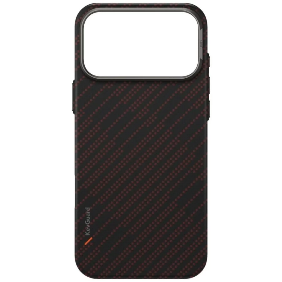 Etui UNIQ Keva EDGE Magclick Charging na iPhone 17 Pro Max - pomarańczowe