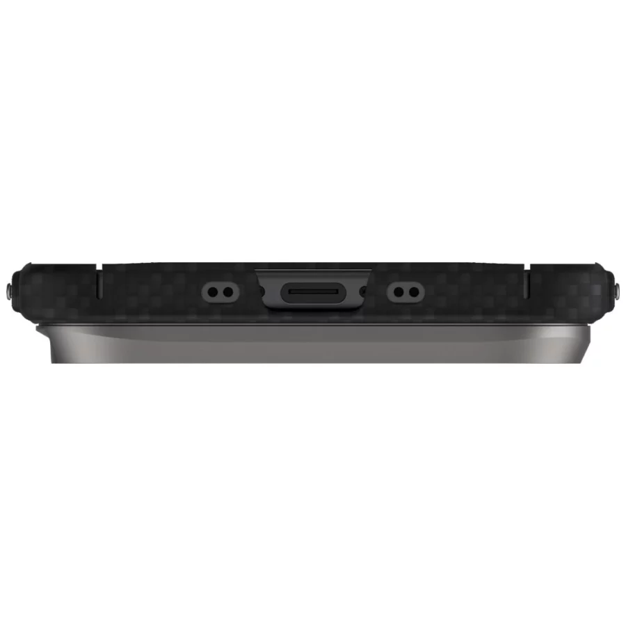 Etui UNIQ Keva EDGE Magclick Charging na iPhone Air - czarne