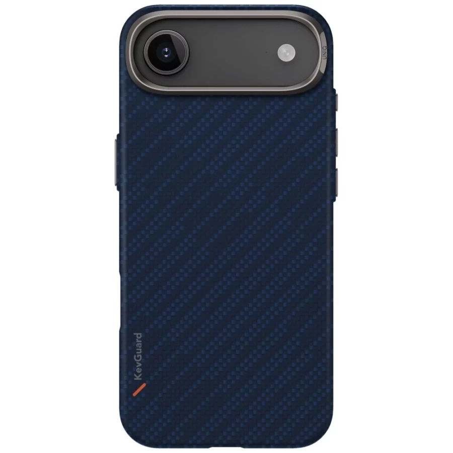 Etui UNIQ Keva EDGE Magclick Charging na iPhone Air - niebieskie