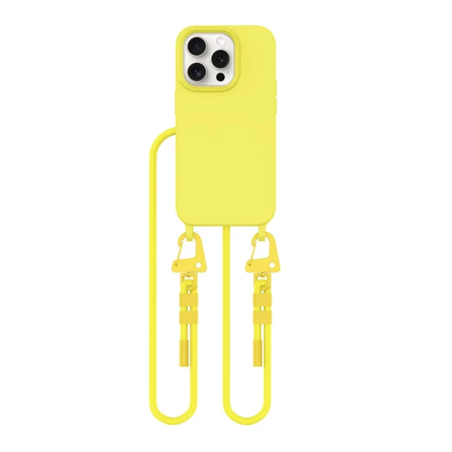 Etui Tech-Protect Magnecklace MagSafe na iPhone 14 Pro - żółte