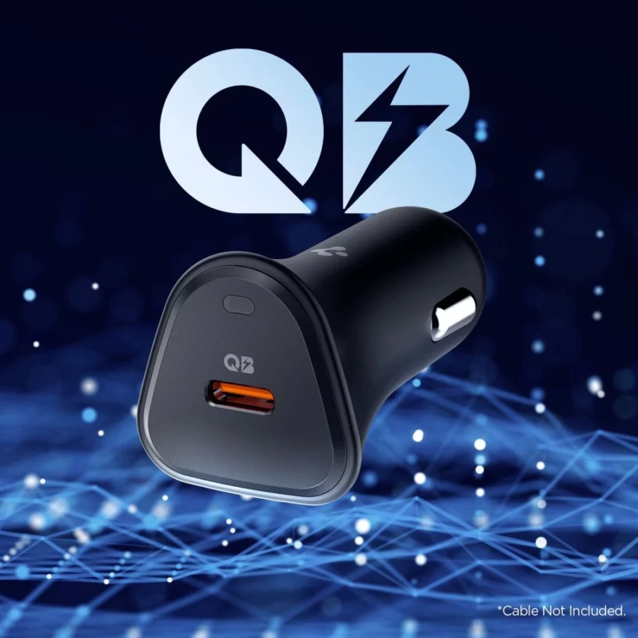 Ładowarka samochodowa Spigen Essential EV301 30 W - czarna