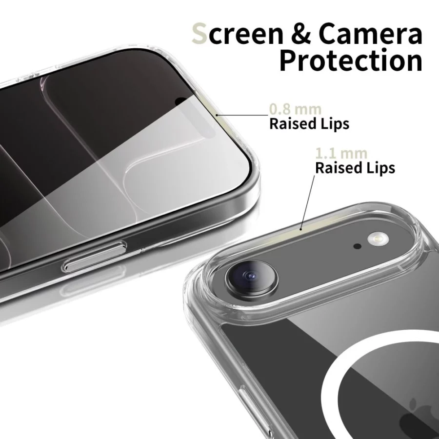 Etui Tech-Protect Flexair Hybrid CC MagSafe na iPhone Air - przezroczyste
