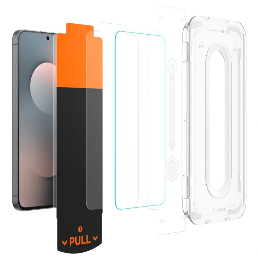 Szkło hartowane Spigen Glas.Tr "EZ FIT PRO" HD na Samsung Galaxy S25 FE