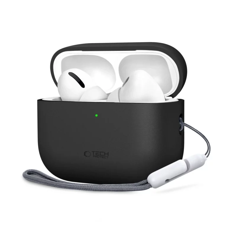 Etui Tech-Protect Silicone na AirPods Pro 3 - czarne