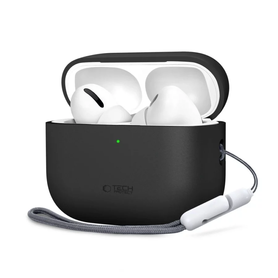 Etui Tech-Protect Silicone na AirPods Pro 3 - czarne