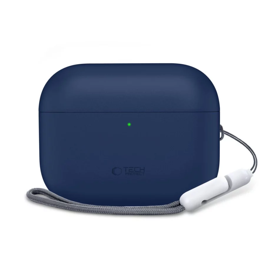 Etui Tech-Protect Silicone na AirPods Pro 3 - granatowe