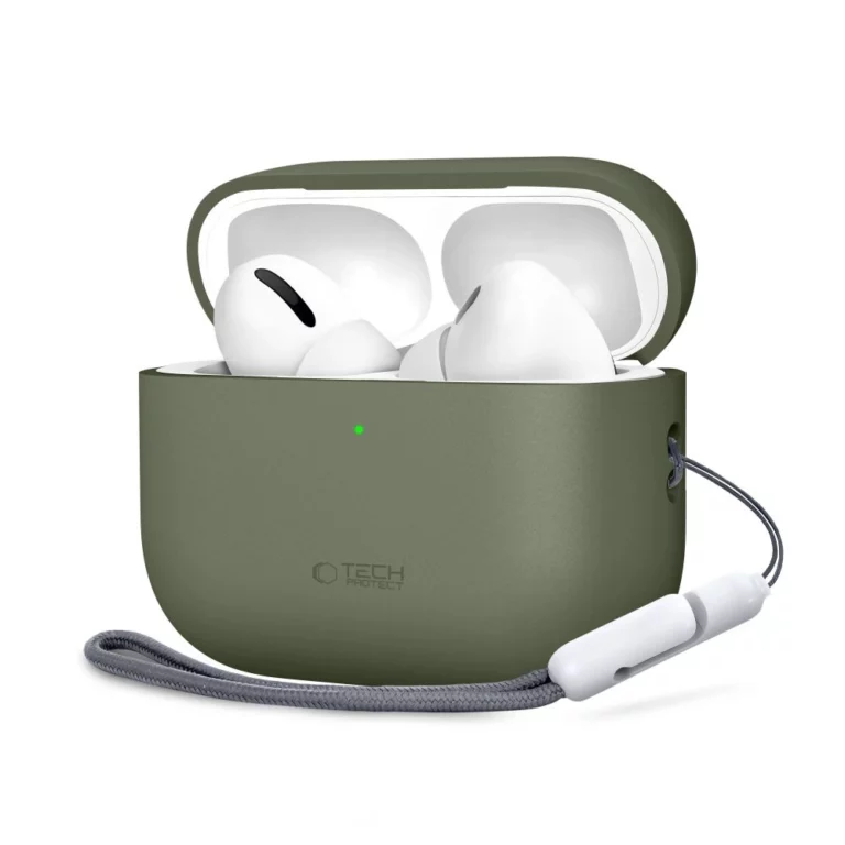 Etui Tech-Protect Silicone na AirPods Pro 3 - zielone