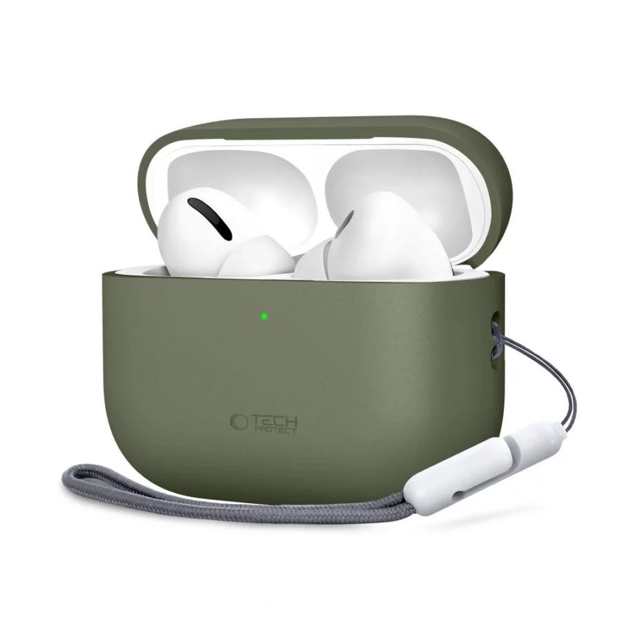 Etui Tech-Protect Silicone na AirPods Pro 3 - zielone